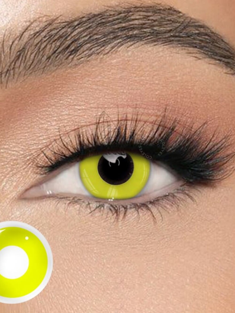 ICOICE Eye Color C Lens Set Yellow Block New BNIB